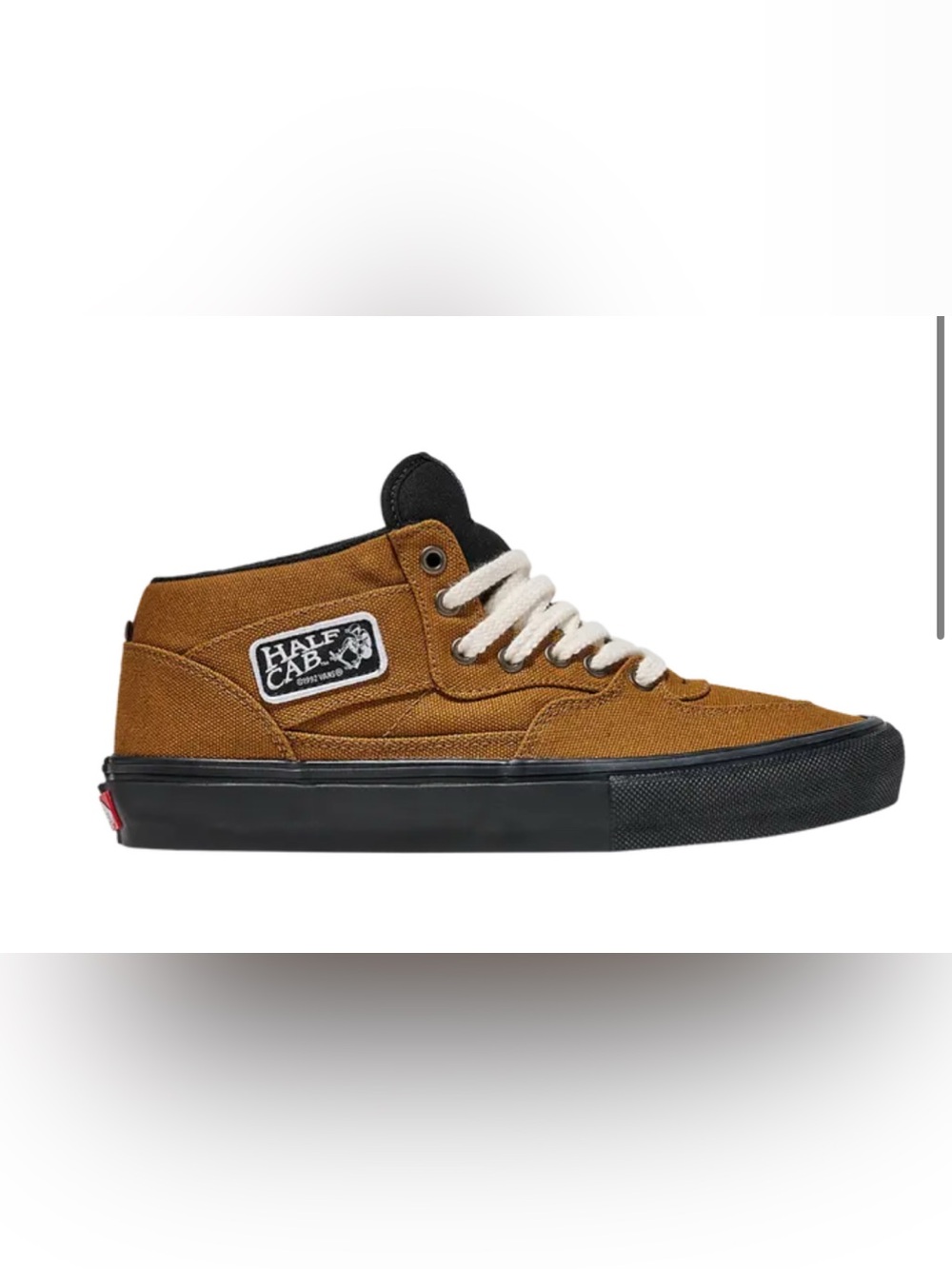 VANS NWOT SKATE HALF CAB DUCK CANVAS SNEAKERS - GOLDEN BROWN